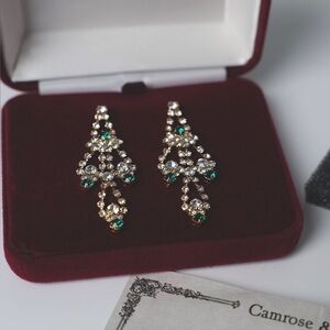 Camrose & Kross JBK Jacqueline Kennedy pierced Drop earrings. Vintage!